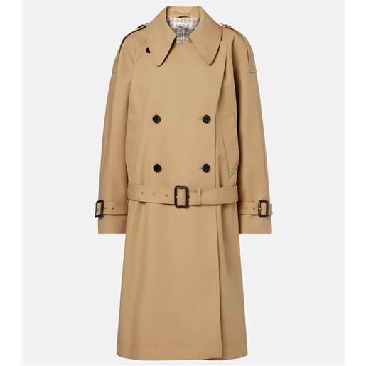 Acne Studios trench in raso di cotone