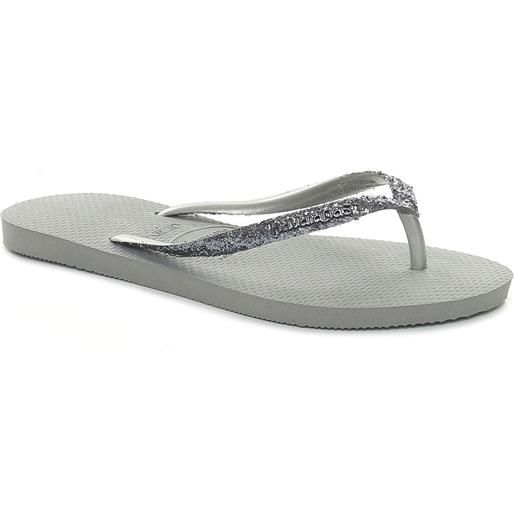 Havaianas ciabatta donna Havaianas slim glitter ii grigio