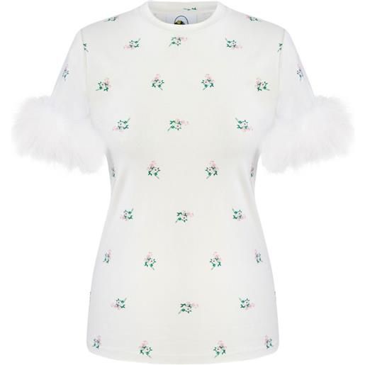Sleeper t-shirt con decorazione - bianco