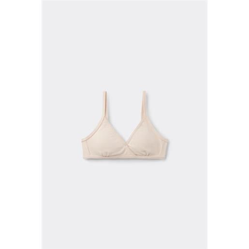 Tezenis reggiseno triangolo bimba imbottitura estraibile bambina avorio