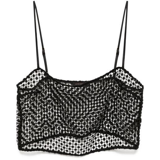 Kiki de Montparnasse top a fascia - nero