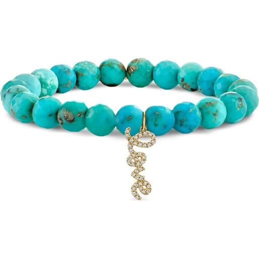 Bracciale Da Dito Turchese Con Fiore Traforato In Lega - Gioiello A Catena Per Donne E Ragazze