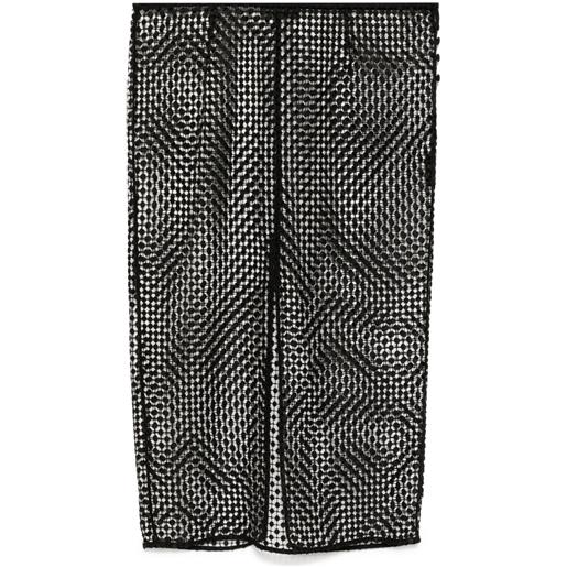 Kiki de Montparnasse gonna midi - nero