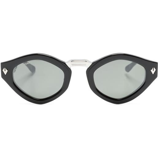 T Henri Eyewear occhiali da sole ovali - nero