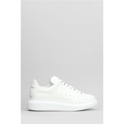 Alexander McQueen sneakers oversize sneak in pelle bianca
