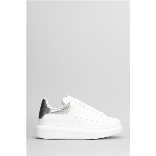 Alexander McQueen sneakers oversize sneak in pelle bianca