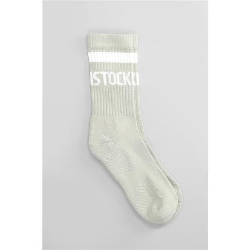 Birkenstock calzini cotton crew in cotone grigio