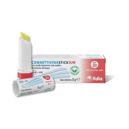 Connettivina stick sun spf 30 con acido ialuronico 3 g