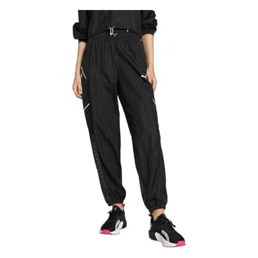 PUMA pantaloni da training in tessuto fit move da donna xs black