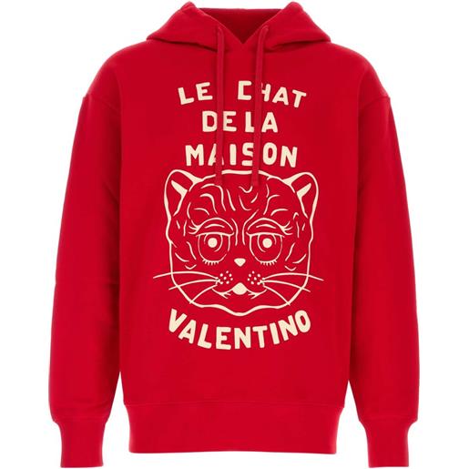 Valentino Garavani felpa con cappuccio - rosso