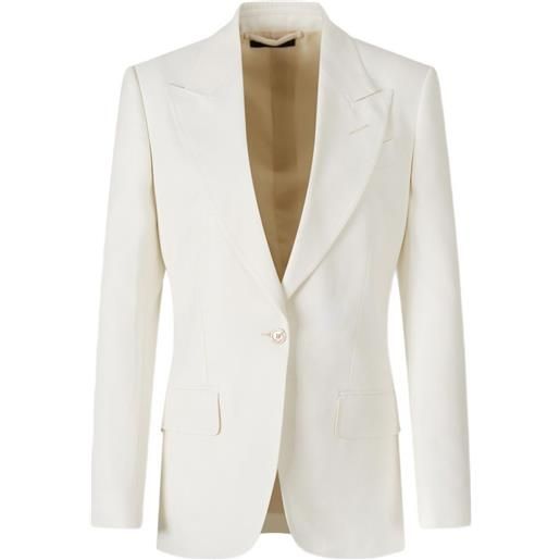 TOM FORD blazer monopetto - toni neutri