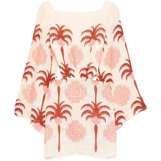 Johanna Ortiz abito corto after wave - toni neutri