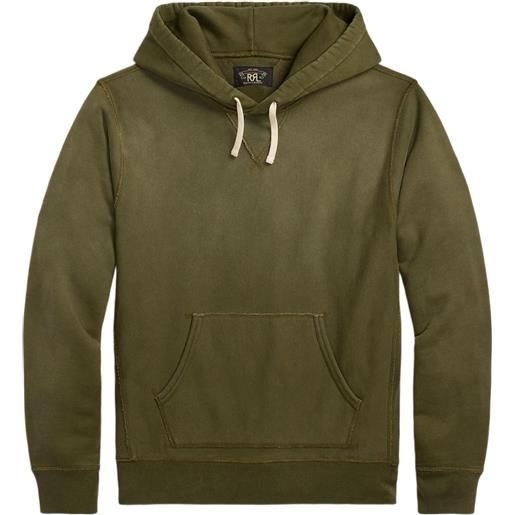 Ralph Lauren RRL felpa in cotone con cappuccio - verde