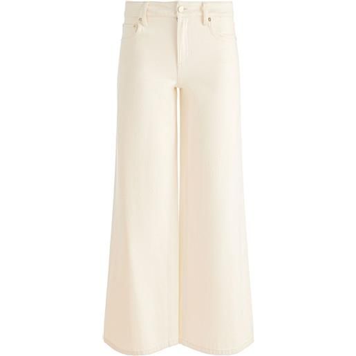 alice + olivia jeans crop amazing - toni neutri