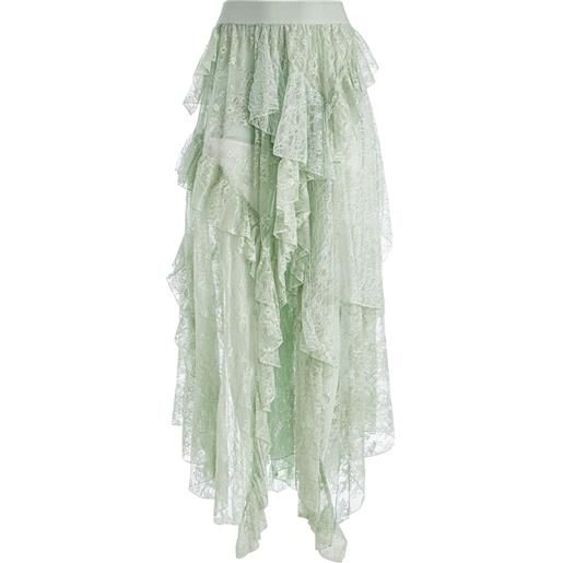 alice + olivia gonna asimmetrica karys - verde
