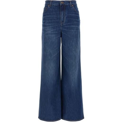 Chloé jeans a vita alta - blu