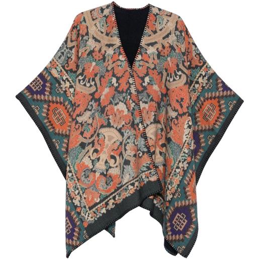 Pierre-Louis Mascia mantella in lana - blu