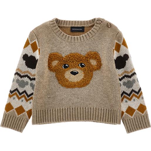 Monnalisa maglione orsetto