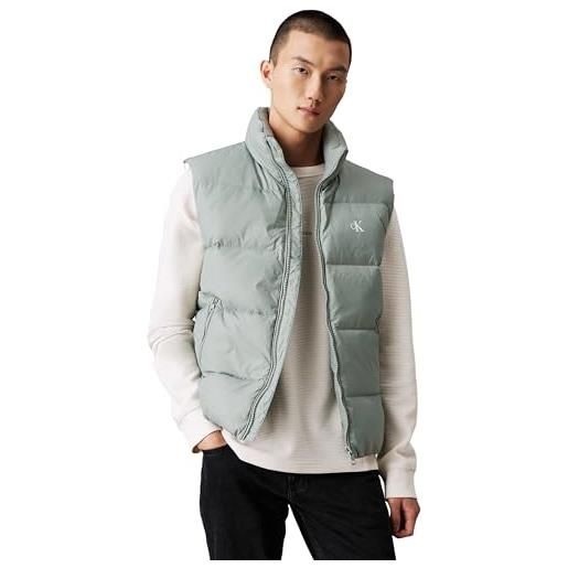Calvin Klein jeans men's essentials down vest vest, slate gray, s