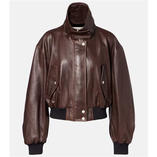 Nour Hammour bomber briar in pelle