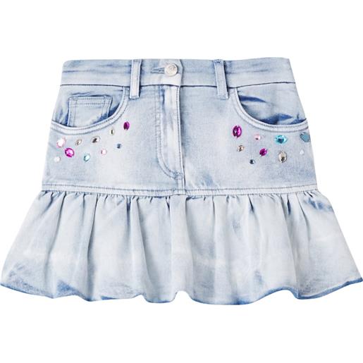 Monnalisa x disney® - minigonna di jeans stitch