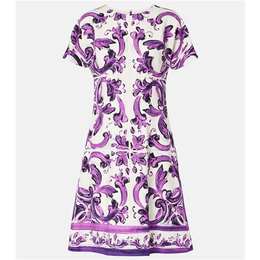 Dolce&Gabbana abito corto majolica