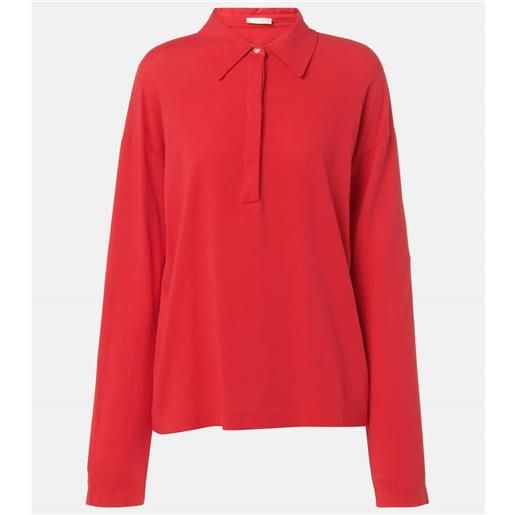 The Row polo roddie in jersey di cotone