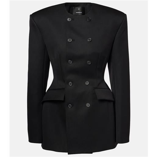 Wardrobe.NYC abito corto in twill