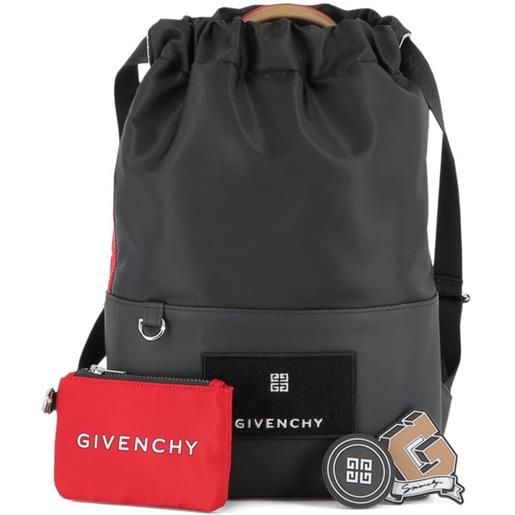 Givenchy Kids zaino con coulisse - nero