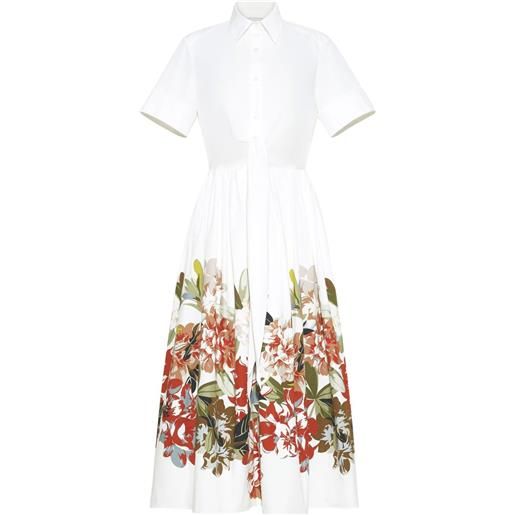 Adam Lippes abito midi attacher - bianco