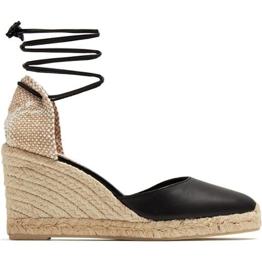 Castañer espadrilles carina 80mm - nero