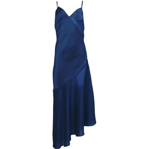 Fleur Du Mal abito con spalline - blu