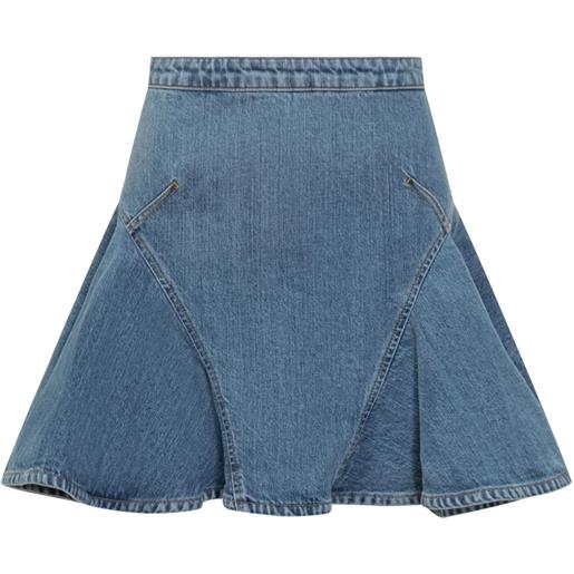 Givenchy gonna svasata denim - blu