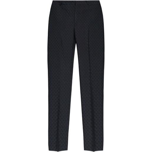 Alexander McQueen pantaloni con stampa teschi - nero