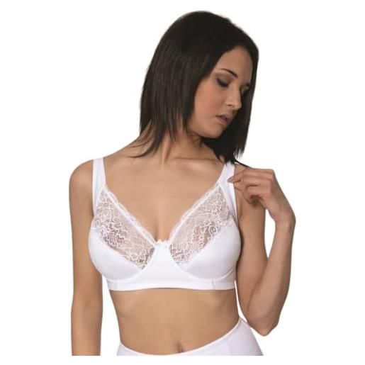Reggiseno con ferretto rosso rubino Flowery Lace Riciclato
