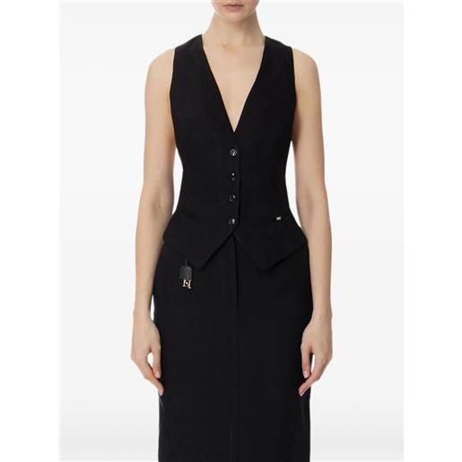 Elisabetta Franchi gilet smanicato - nero