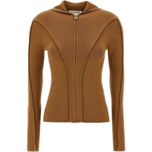 Victoria Beckham felpa con zip - marrone