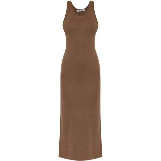 Max Mara abito midi aceri - marrone