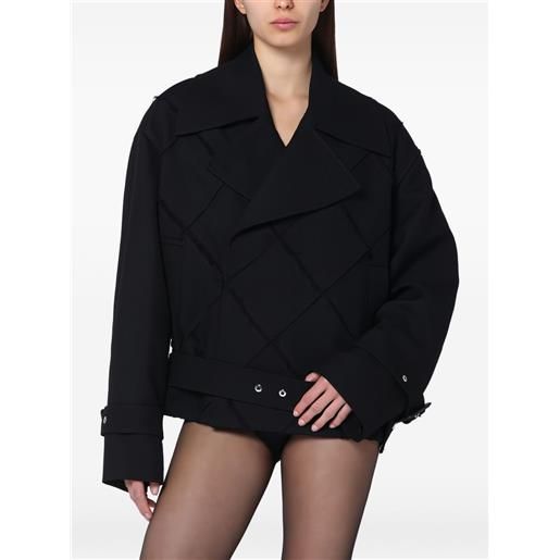 Namacheko trench trapuntato - nero