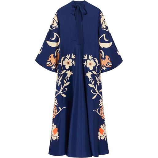 La DoubleJ abito lungo a fiori - blu