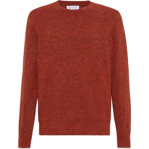 Brunello Cucinelli maglione girocollo - arancione