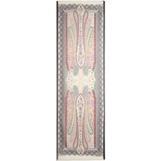 ETRO foulard con stampa - grigio