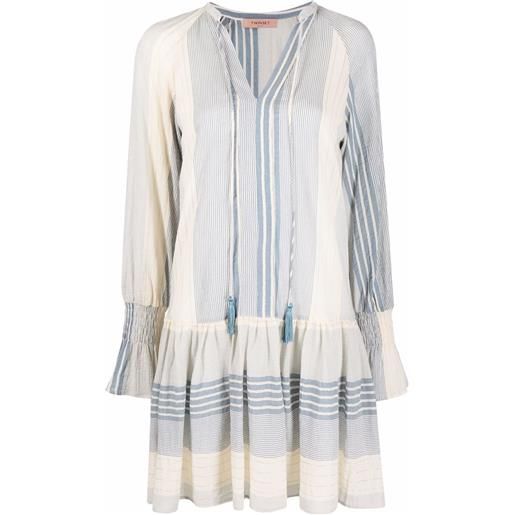 TWINSET abito a righe - blu
