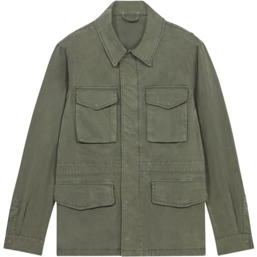Brooks Brothers giacca in stile militare con tasche - verde