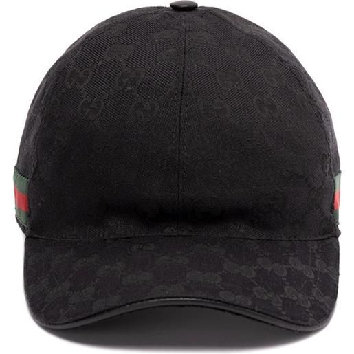 Gucci `original gg canvas` baseball hat with `web`