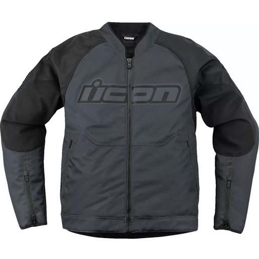 Icon giacca moto Icon overlord3 ce grigio nero
