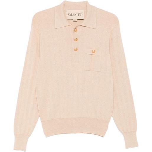 Valentino Garavani polo a coste - toni neutri