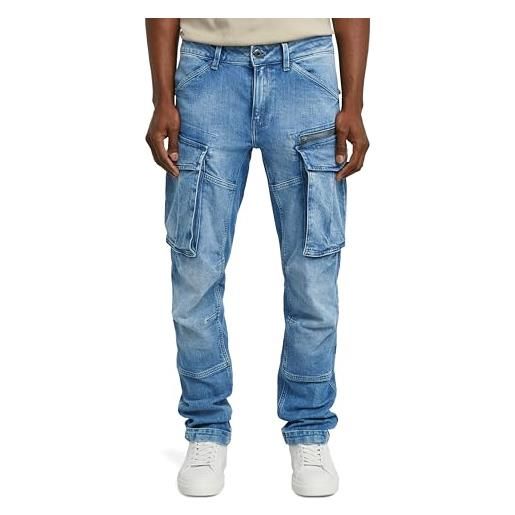 G-STAR rovic zip 3d regular tapered denim jeans, jeans uomo, blu (worn in glace d23077-d775-h139), 28w / 32l