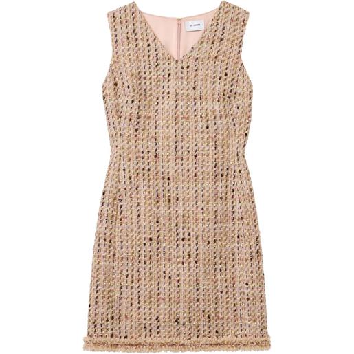 St. John abito con ruches - toni neutri