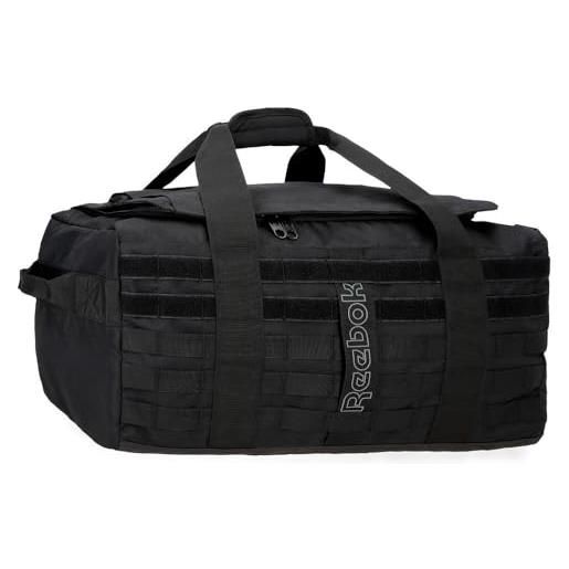 Reebok cross truck one zaino sportivo, nero, 50x25,5x31,5 cm, borsa da viaggio
